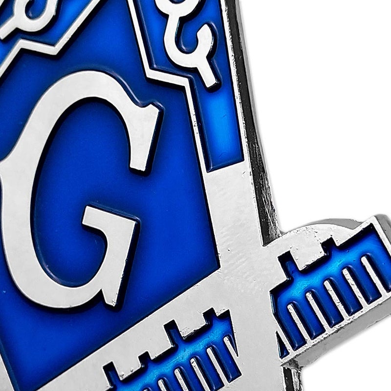 deDecoml Masonic Square & Compass Car Metal Auto Emblem - Image 3